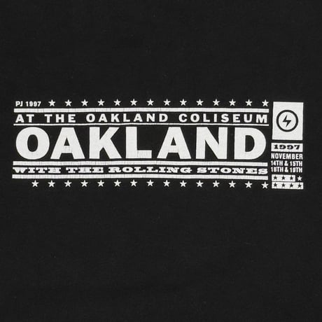 PEARL JAM x ROLLING STONES 1997 OAKLAND ANVIL XL 0512