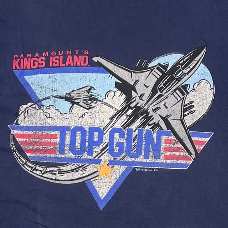 TOP GUN PARAMOUNT'S KINGS ISLAND NAVY FRUIT OF THE LOOM XL 4140