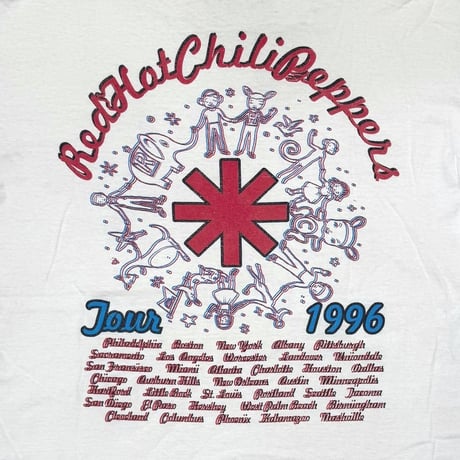 RED HOT CHILI PEPPERS ONE HOT MINUTE TOUR PIANO BOOTLEG WHITE XL 4314