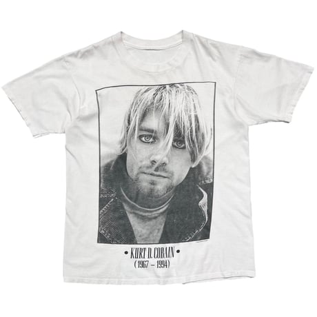 NIRVANA KURT COBAIN MEMORIAL WHITE FITS LARGE 5117