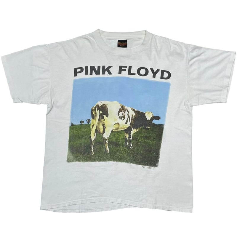 PINK FLOYD 1992 ATOM HEART MOTHER TシャツXL PINK FLOYD ATOM HEART MOTHER 1992 WHITE BROCKUM