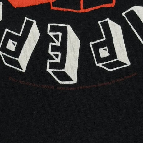 RED HOT CHILI PEPPERS 2007 CIRCLE 3D LOGO HANES XL 6430