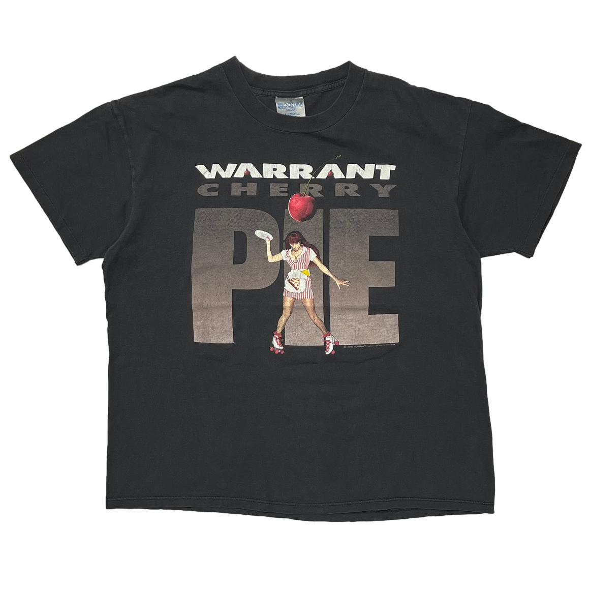 ビンテージ 鬼フェード WARRANT CHERRY PIE 91年 ツアーT WARRANT CHERRY PIE WORLD TOUR 1990-1991 BROCKUM