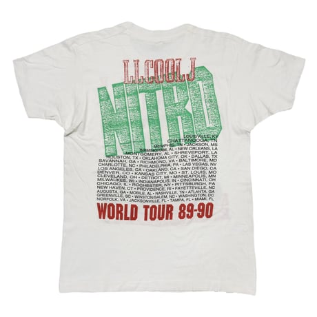 LL COOL J NITRO WORLD TOUR 1989 FITS LARGE 2555