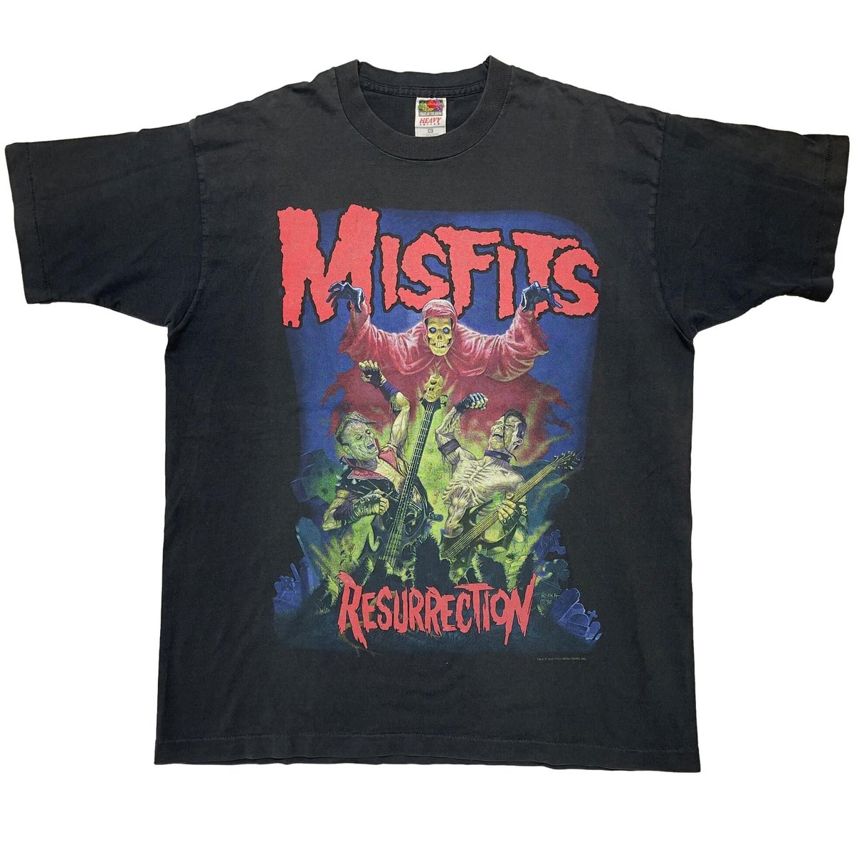 MISFITS 1996 RESURRECTION FRUIT OF THE LOOM XL 