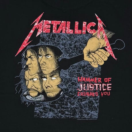 METALLICA AND JUSTICE FOR ALL HAMMER OF JUSTICE DELTA LARGE 4632
