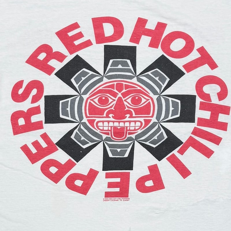 RED HOT CHILI PEPPERS ピック RED HOT CHILI PEPPERS 1991 AZTEC WHITE giant BY