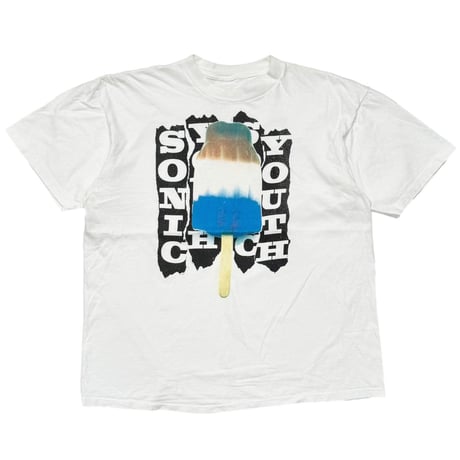 SONIC YOUTH BOMB POP ICE CANDY WHITE FITS XL 5183