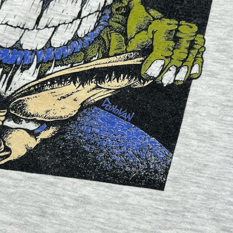 THE OFFSPRING DOUBLESIDE ASH GREY HANES XL 1000