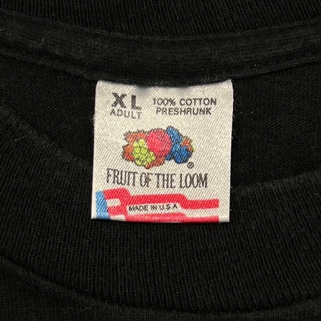 GRATEFUL DEAD 1993 SUMMER TOUR FRUIT OF THE LOOM BLACK XL 2062