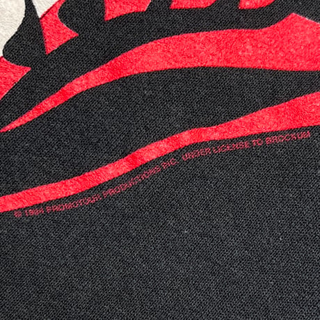 ROLLING STONES SPIKE LIP & TONGUE VOODOO LOUNGE CREWNECK SWEAT FRUIT OF THE LOOM LARGE 1636