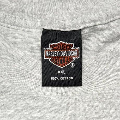HARLEY DAVIDSON 1990 ORANGE EMBLEM ASH GREY XXL 5509
