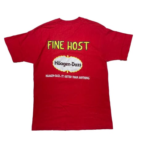 Haagen-Dazs FINE HOST FRUIT OF THE LOOM LARGE RED 7905