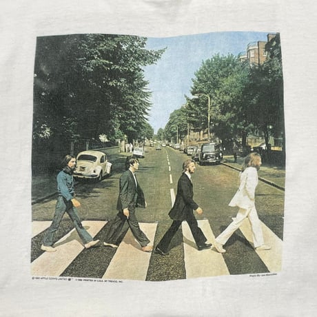THE BEATLES ABBEY ROAD ALBUM JACKET WHITE FITS XL 5134