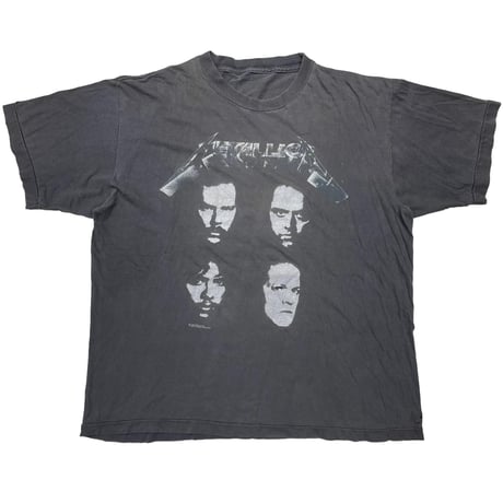 METALLICA 1991 TOUR MEMBER 4 FACES DOUBLE SIDE FITS XL 8122