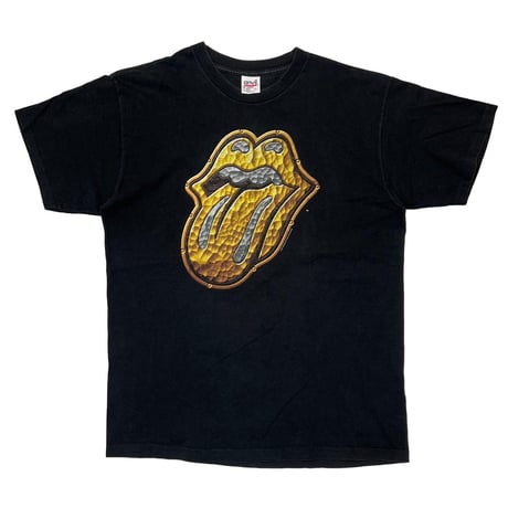 ROLLING STONES 1997 BRIDGE TO BABYLON GOLD TONGUE ANVIL LARGE 8545