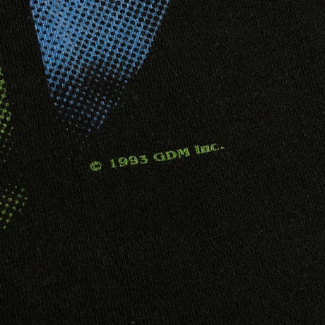 GRATEFUL DEAD 1993 SUMMER TOUR FRUIT OF THE LOOM BLACK XL 2062