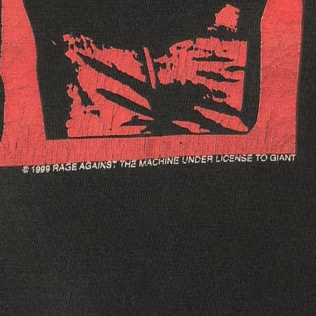 RAGE AGAINST THE MACHINE FRONT MEMBER BOX LOGO GIANT LARGE 9518