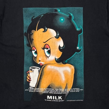 BETTY BOOP GOT MILK ALL SPORT LARGE 0104