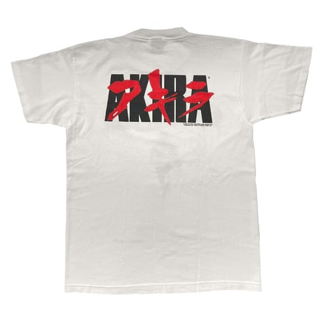 AKIRA 1988 KANEDA BIKE TEE WHITE FASHION VICTIM LARGE 7070
