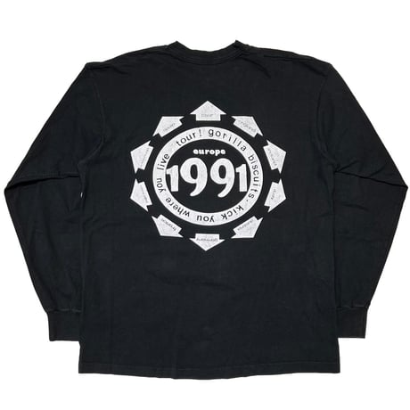 GOLLILA BISCUITS 1991 europe TOUR LS XL 7237