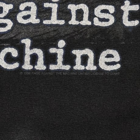 RAGE AGAINST THE MACHINE FRONT DIAL BACK MEMBER LS TEE BLACK GIANT XL 9519
