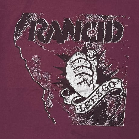 RANCID 1994 LET'S GO FIST FADED PURPLE ANVIL XL 4478