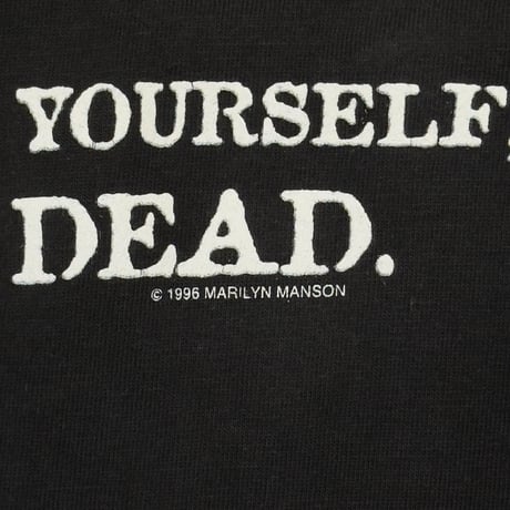 MARILYN MANSON 1996 YOU MIGHT AS WELL KILL YOURSELF YOU'RE ALREADY DEAD WINTERLAND XL 9653