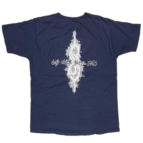 Slipknot 1999 DONT EVER JUDGE ME NAVY FRUIT OF THE LOOM LARGE 2887
