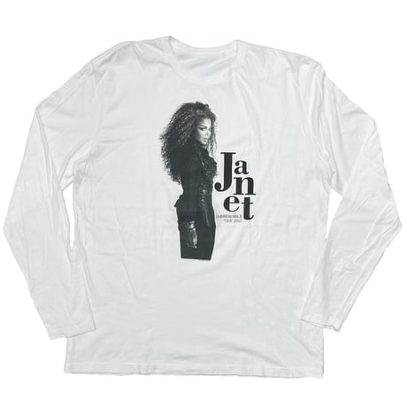 JANET JACKSON 2015 UNBREAKABLE TOUR LS WHITE FITS XL 2267