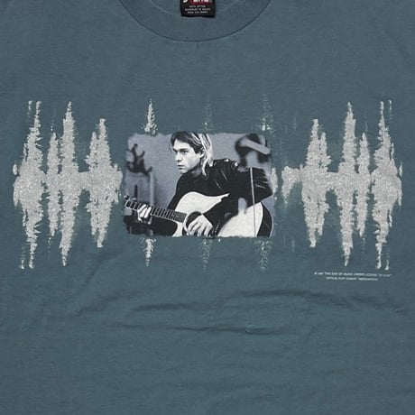 NIRVANA KURT COBAIN 1997 PORTRAIT FADED SLATE GIANT LARGE 9484