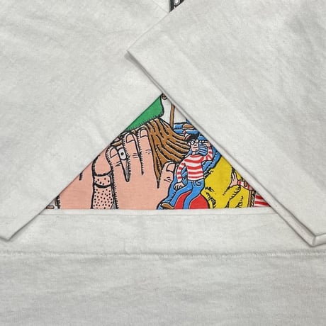 WALDO 1990 WHERE IS WALDO T-SHIRT FRUIT OF THE LOOM LARGE 1623