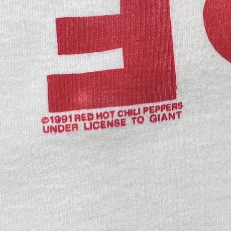 RED HOT CHILI PEPPERS Aztec WHITE GINAT by TEE JAYS LARGE 2715