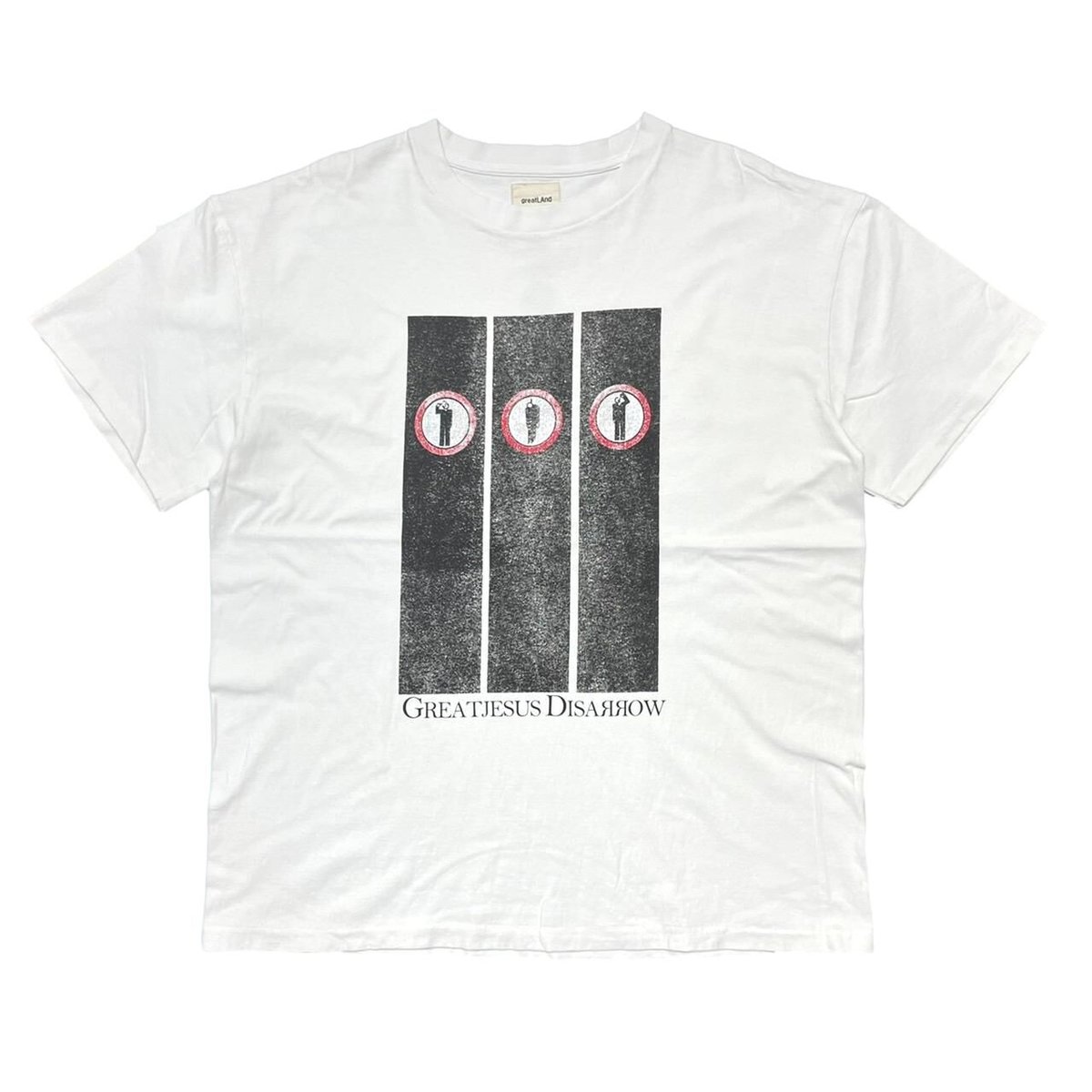 greatLAnd ORIGINAL JESUS TEE WHITE