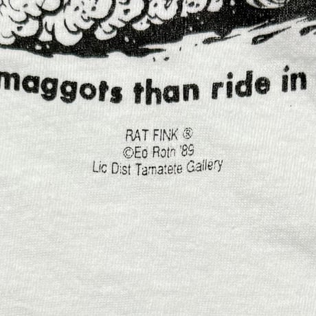 RAT FINK 1989 FORDS KILL CHEVYS WHITE SCREEN STARS XXL 1996