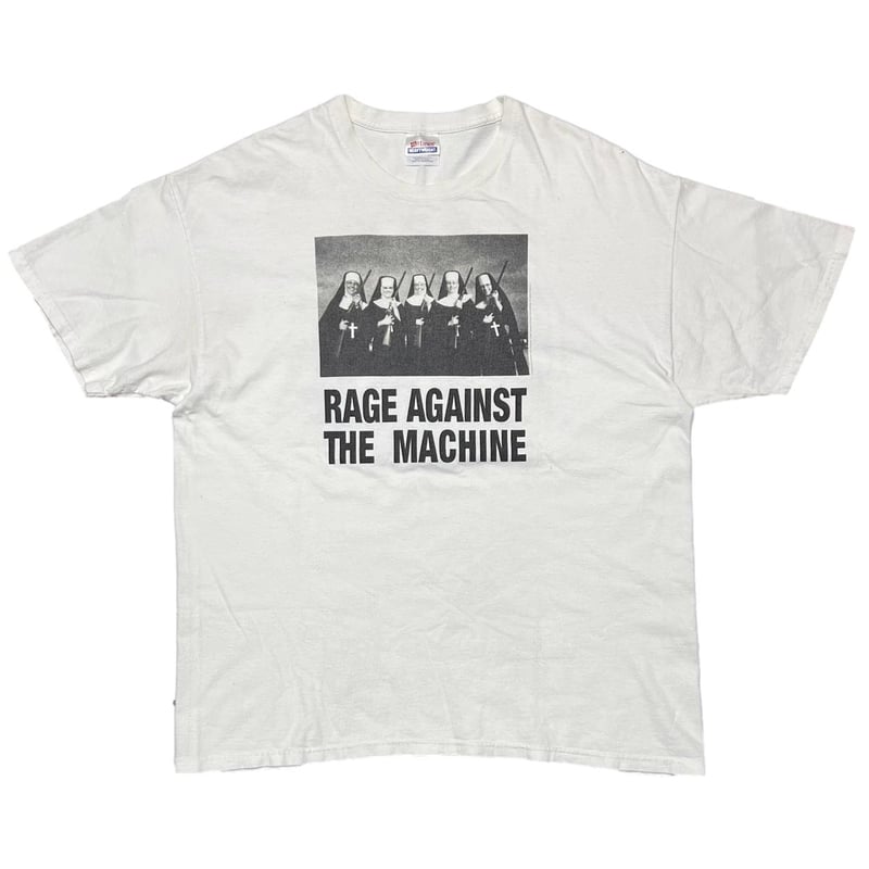 RAGE AGAINST THE MACHINE 2008 NUNS & GUNS WHITE