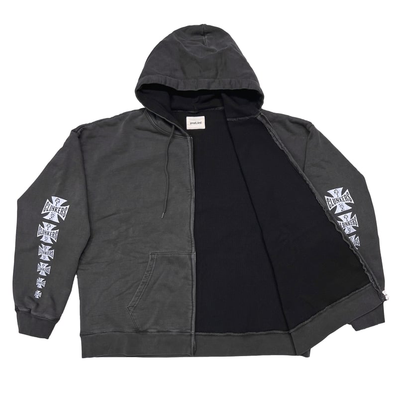 greatLAnd ORIGINAL CLUNKERS ZIP HOODIE / DOUBLE greatLAnd ORIGINAL CLUNKERS ZIP HOODIE / DOUBLE