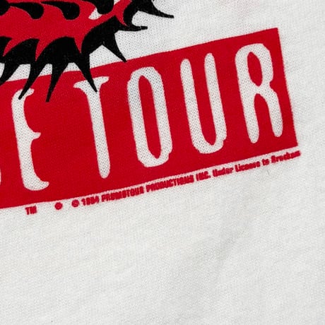 THE ROLLING STONES VOODOO LOUNGE FLAG TONGUE WHITE BROCKUM XL 2973