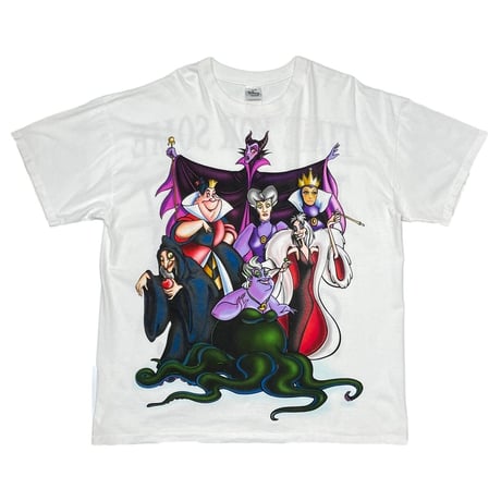 DISNEY VINTAGE VILLAINS TIME FOR SOME BEAUTY SLEEP!  WHITE ONE SIZE FITS XXL 3404