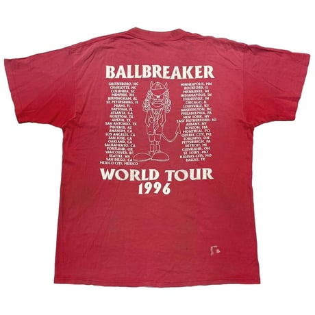AC/DC BALLBREAKER WORLD TOUR 1996 RED BROCKUM XL 8138