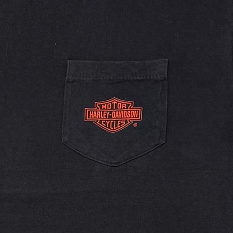 HARLEY DAVIDSON LOGO POCKET TEE 3D EMBLEM XL 9841