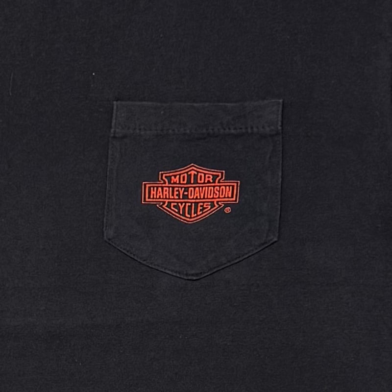 HARLEY DAVIDSON LOGO POCKET TEE 3D EMBLEM XL 98