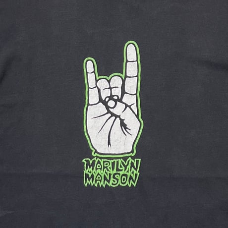 MARILYN MANSON WE HATE LOVE HATE HAND SIGN WINTERLAND XL 5925