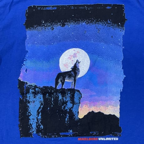 Marlboro UNLIMITED COYOTE POCKET TEE BLUE FITS L-XL 2