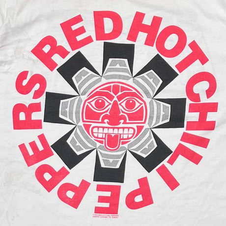 RED HOT CHILI PEPPERS Aztec WHITE GINAT LARGE 3598