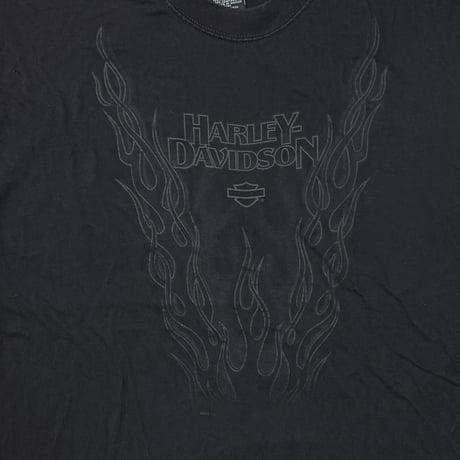 HARLEY DAVIDSON 2001 FRONT BLACK FLAME MISSISSIPPI COAST XL 1160