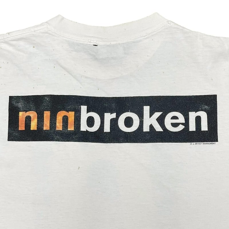 NINE INCH NAILS nin broken WHITE ALL SPORT LARG