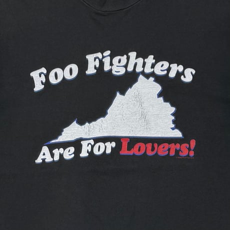 FOO FIGHTERS ARE FOR LOVERS! FRUIT OF THE LOOM LARGE 2065
