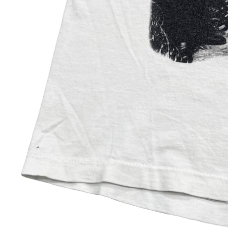 THE BEATLES MONOCHROME MEMBER BACK SIGN WHITE HANES LARGE 6393