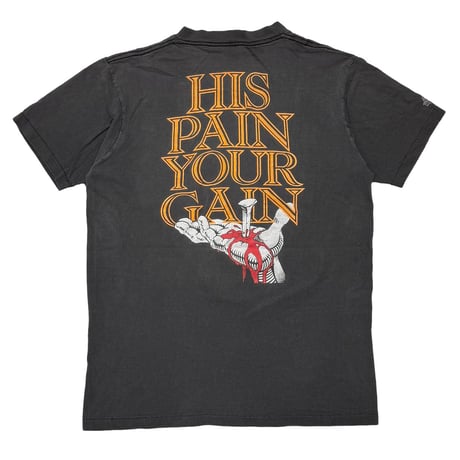 LORD'S GYM 1990 BENCH PRESS GYM! THE SIN OF THE WORLD FITS LARGE 1983